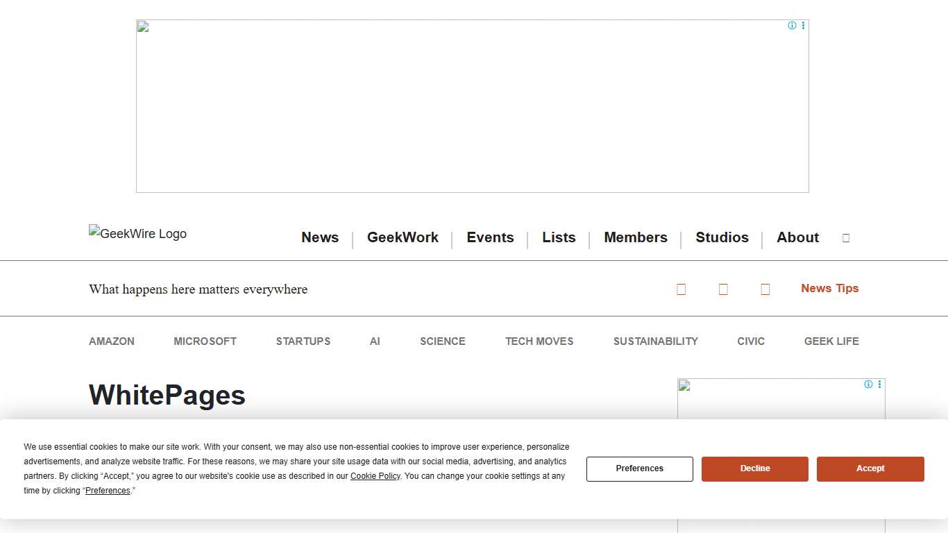 Articles about WhitePages – Page 2 of 2 – GeekWire