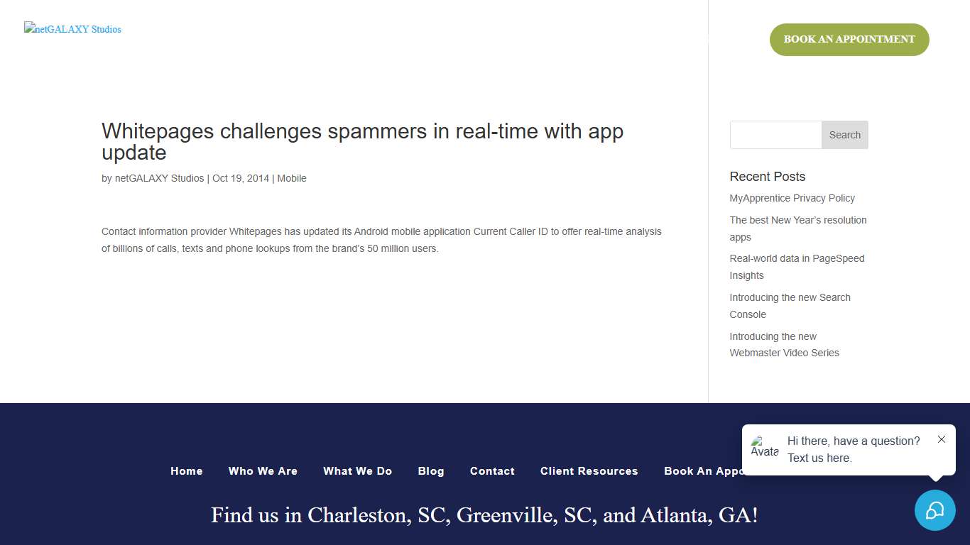 Whitepages challenges spammers in real-time with app update – netGALAXY Studios